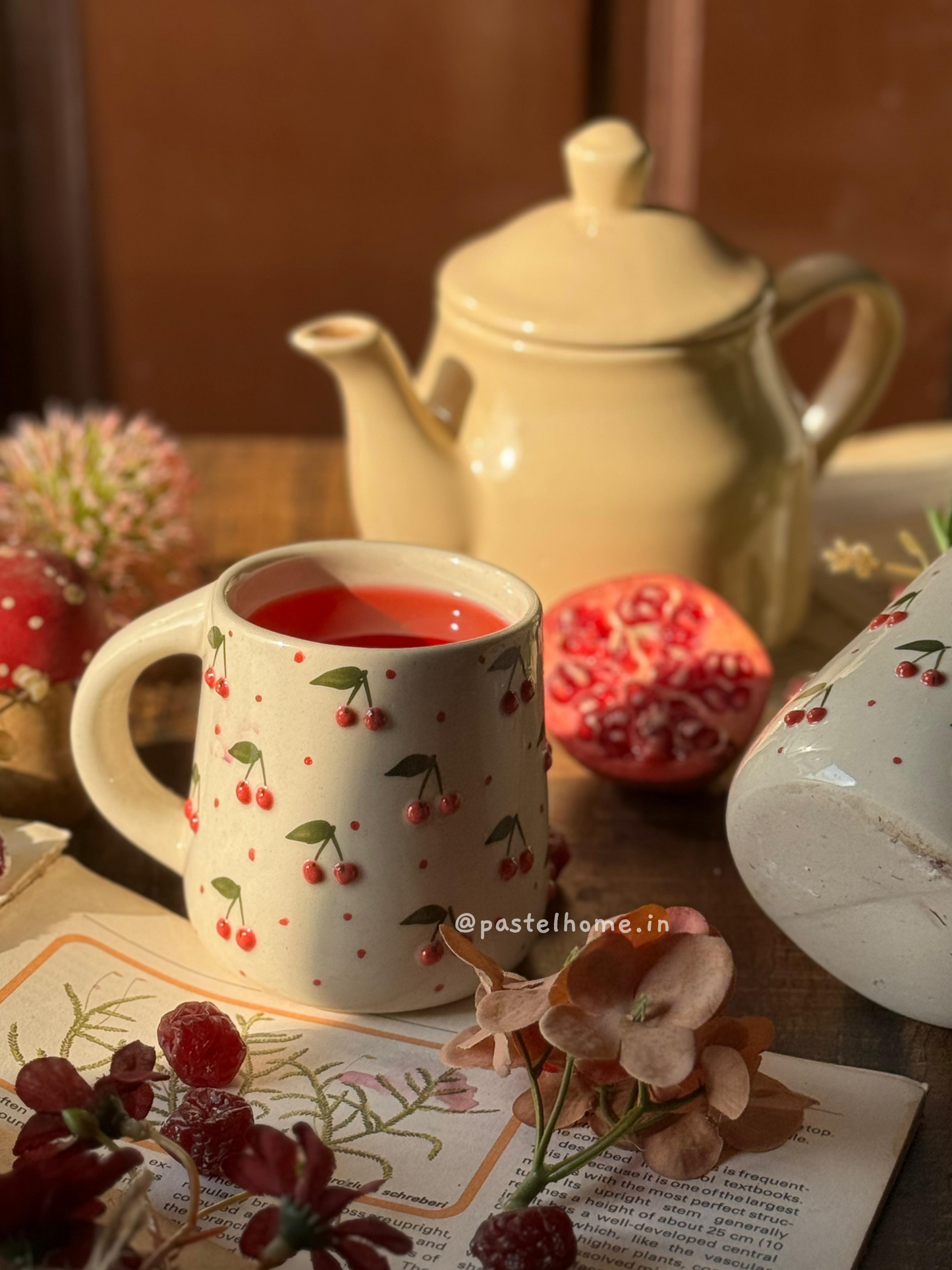 Cherry Embossed Mug 🍒