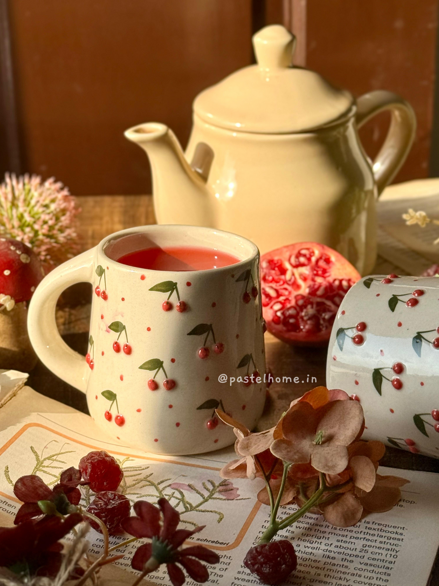 Cherry Embossed Mug 🍒