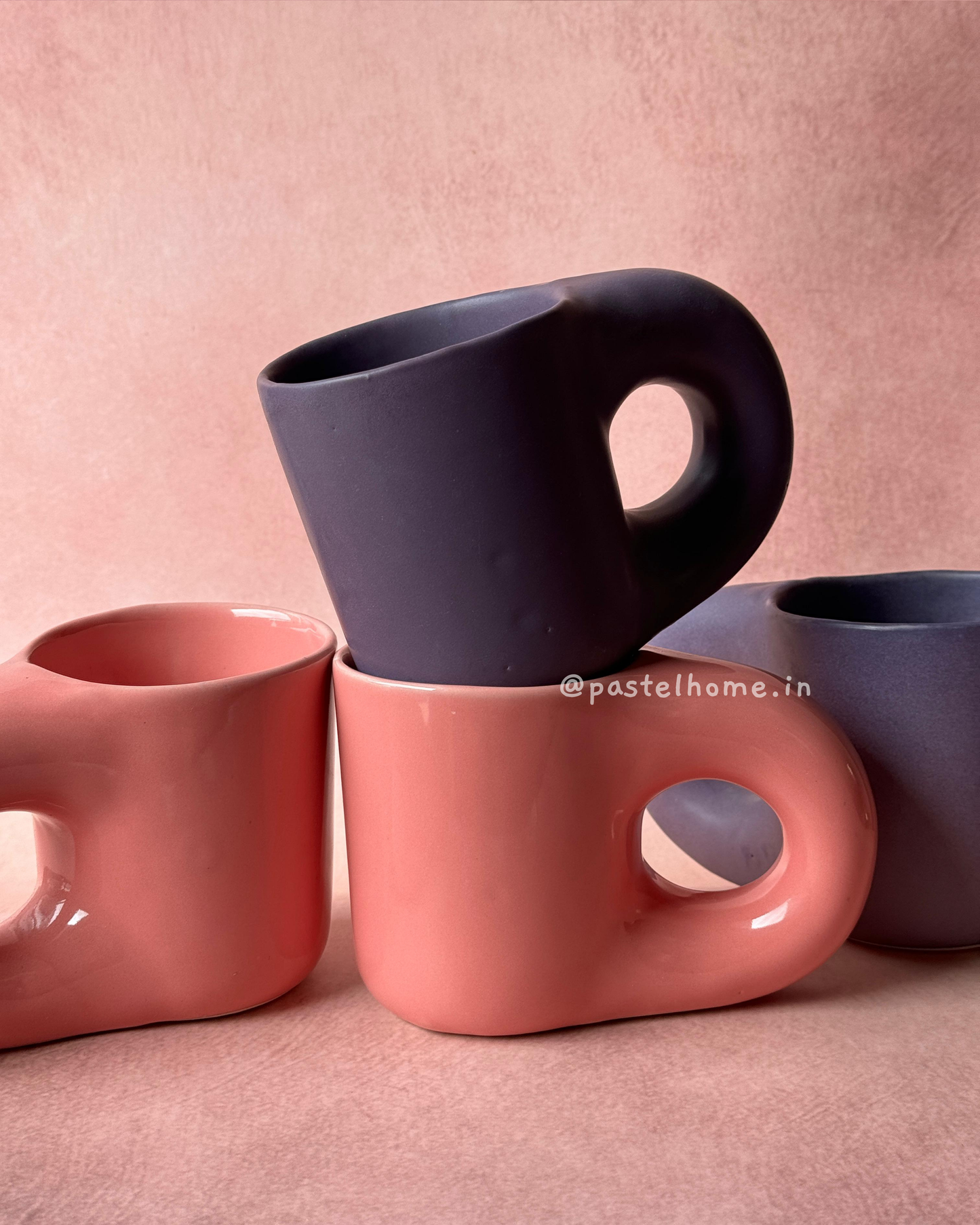 Chunky Giant Mug - Purple Matte