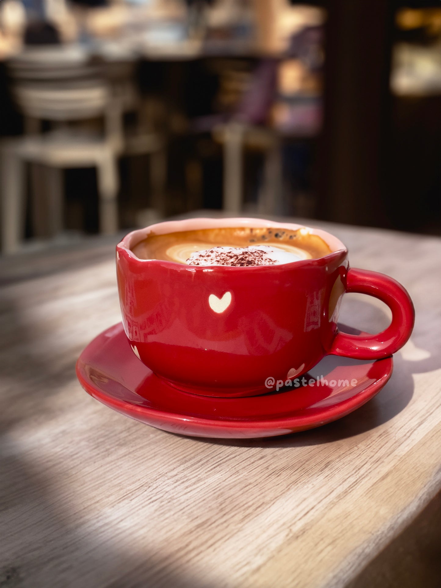 I am yours Love Heart Coffee Mug and Desert Plate (Set) ❤️