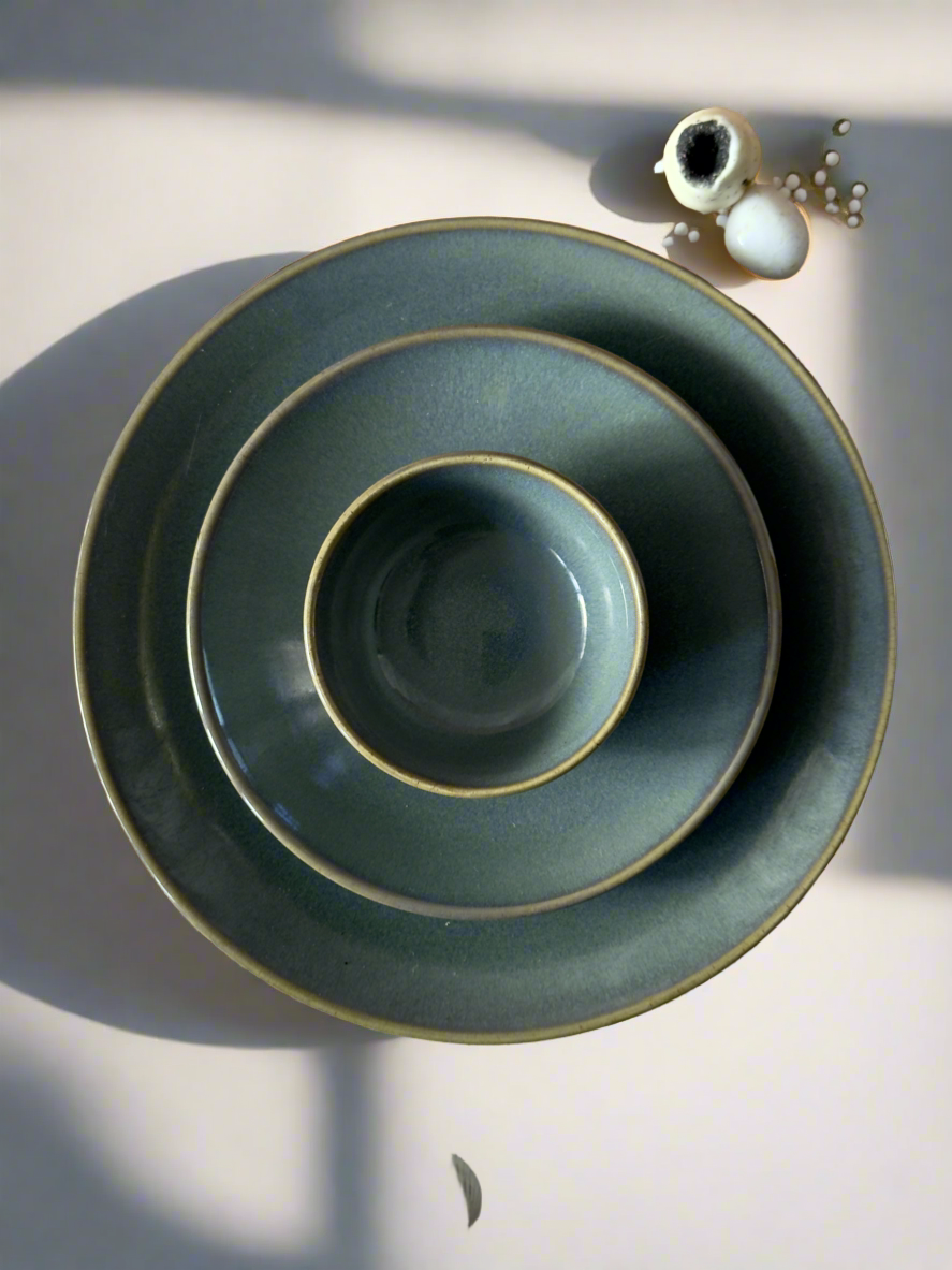 Dinner set - Smoke Green (Set of 3)