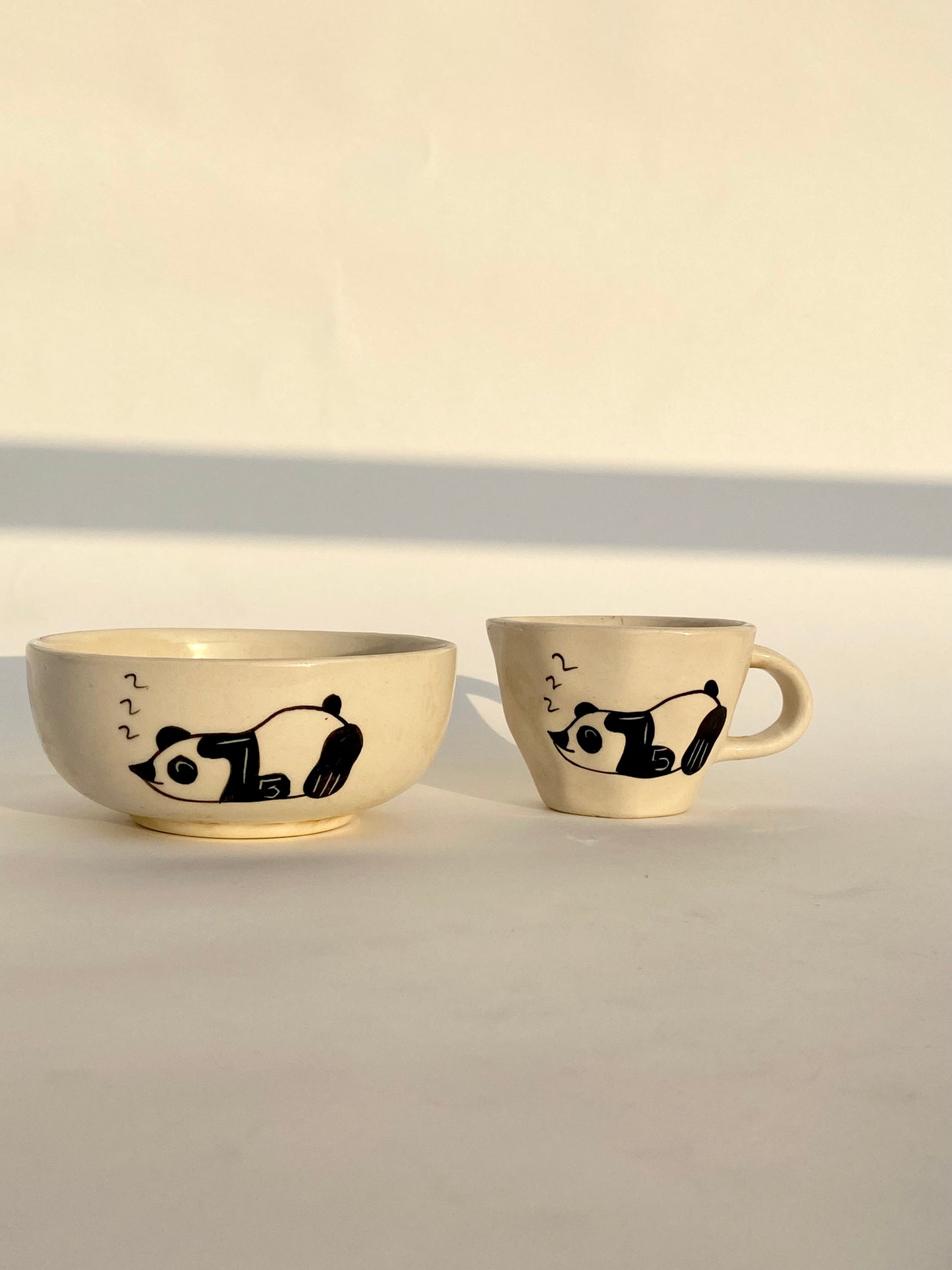 Panda Mug and Bowl Set