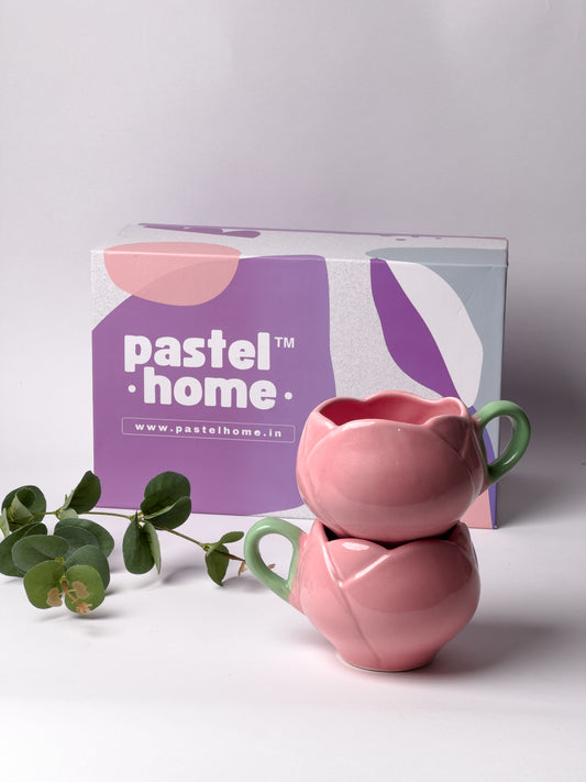 Pastel Home Gift Box - Pink Tulip (Set of 2)