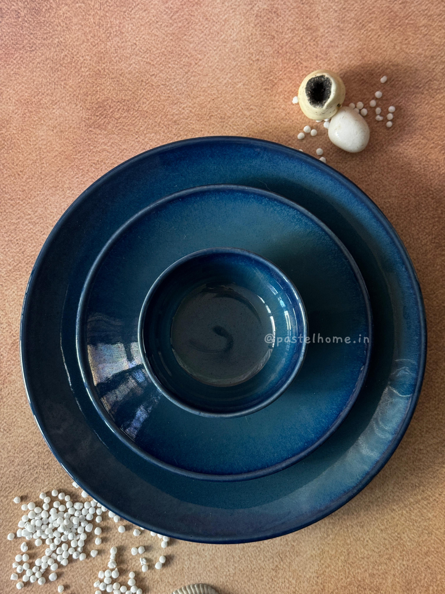 Dinner set - Ocean Blue (Set of 3)