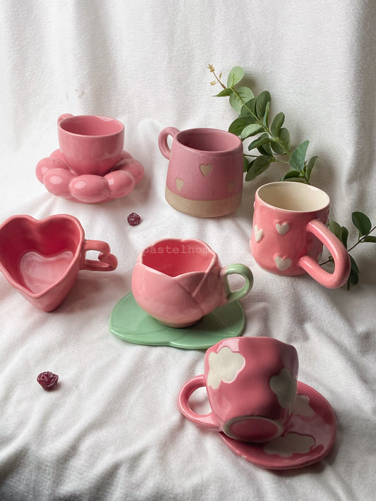 Bestselling Mugs Combo | Set of 6 | Pink Edition