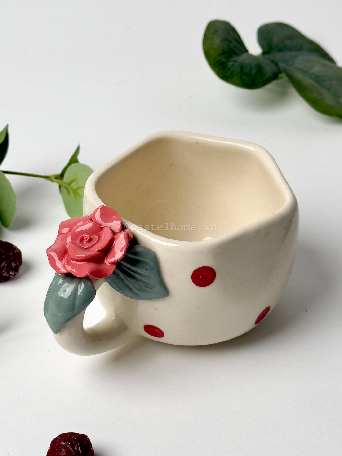 Polka Flower Mug