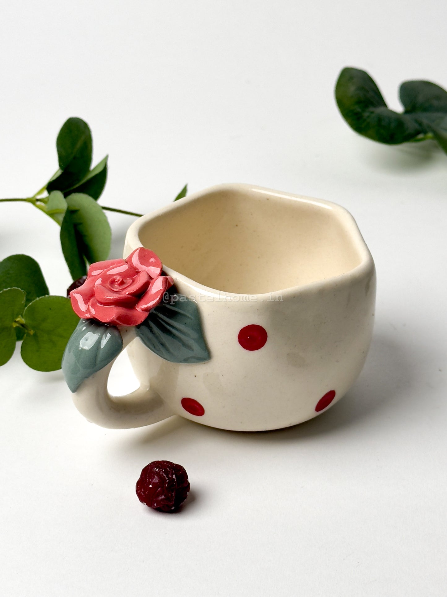 Polka Flower Mug