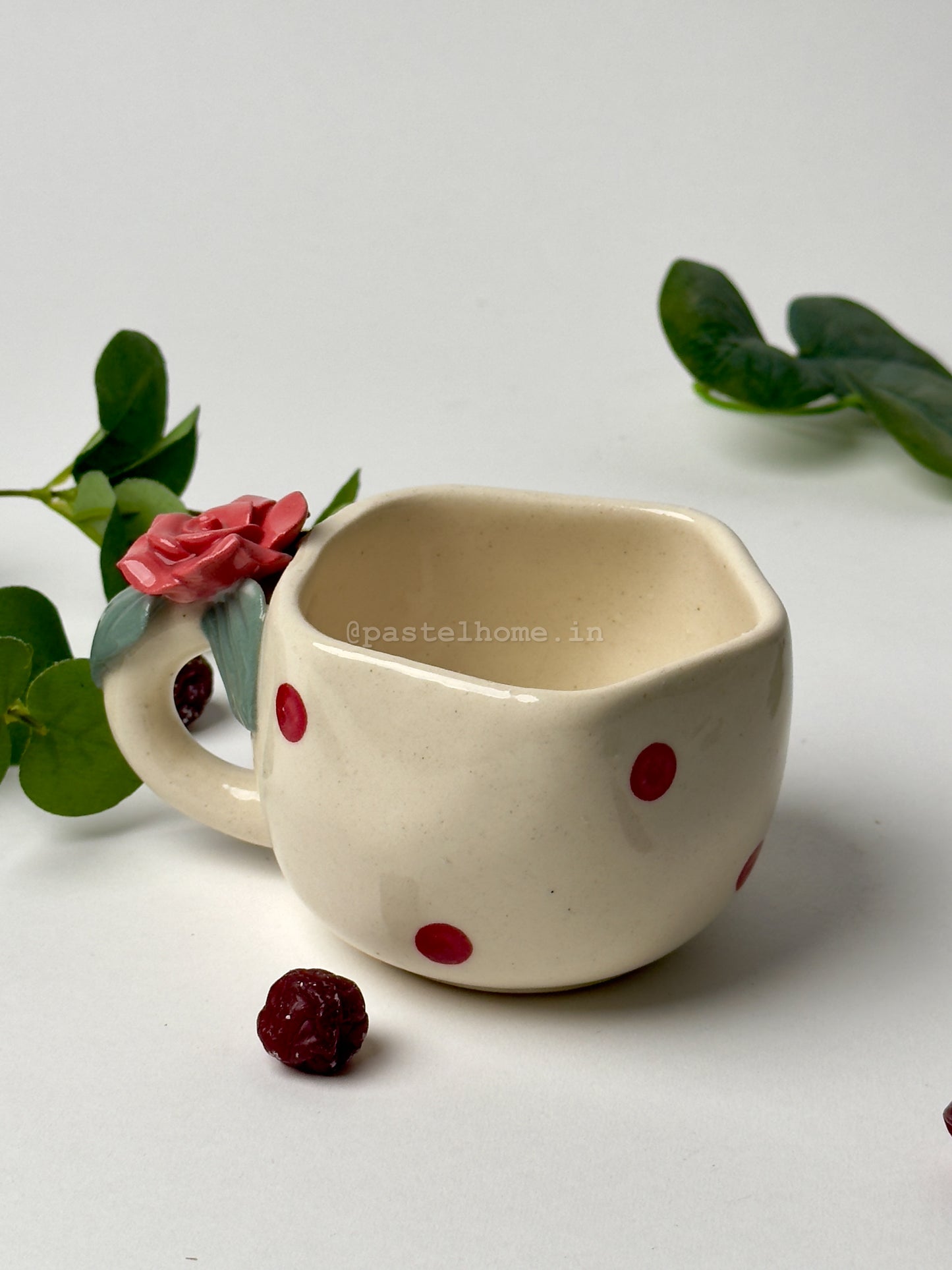 Polka Flower Mug