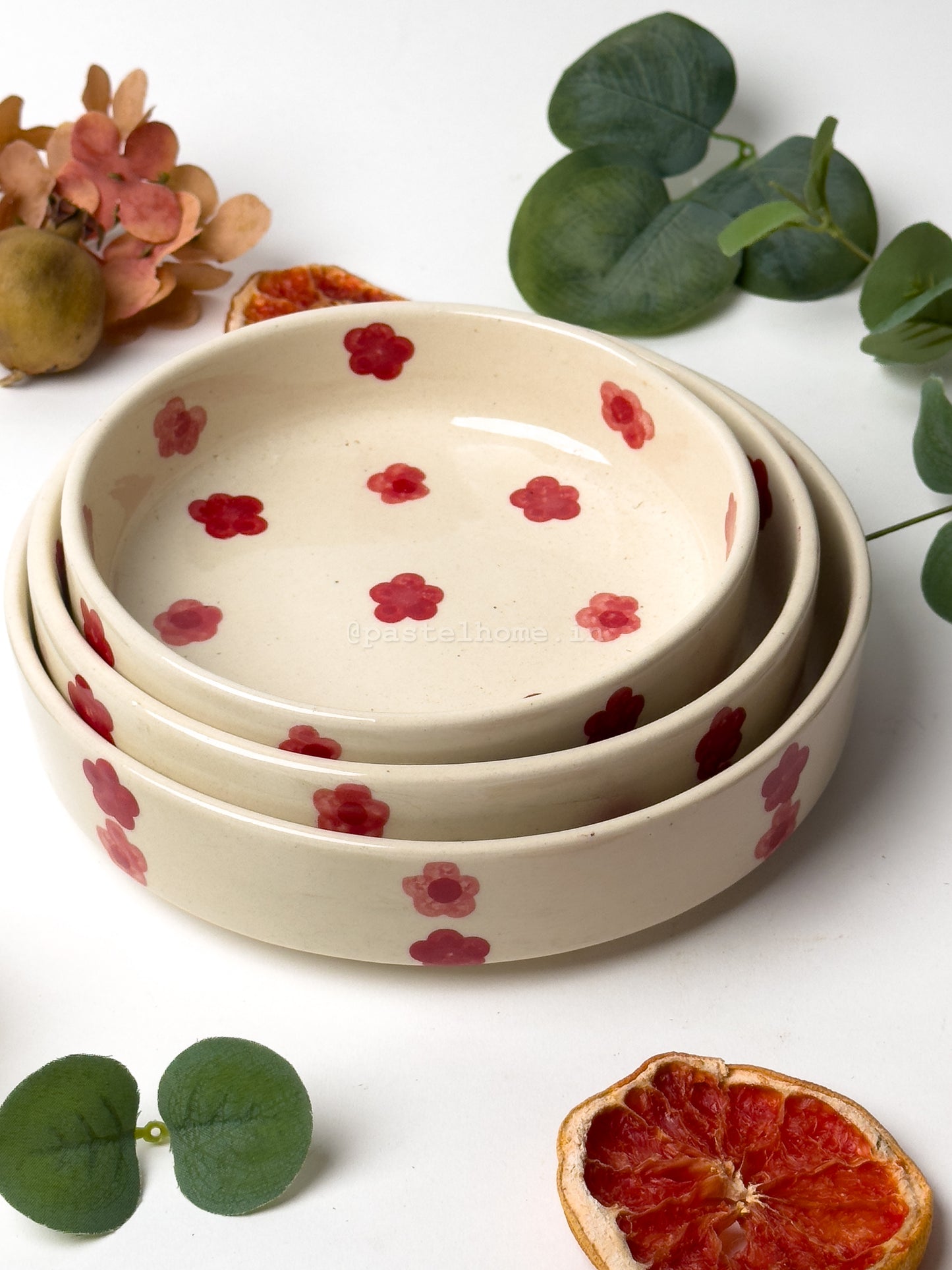 Flora Serving Bowls - Set of 3