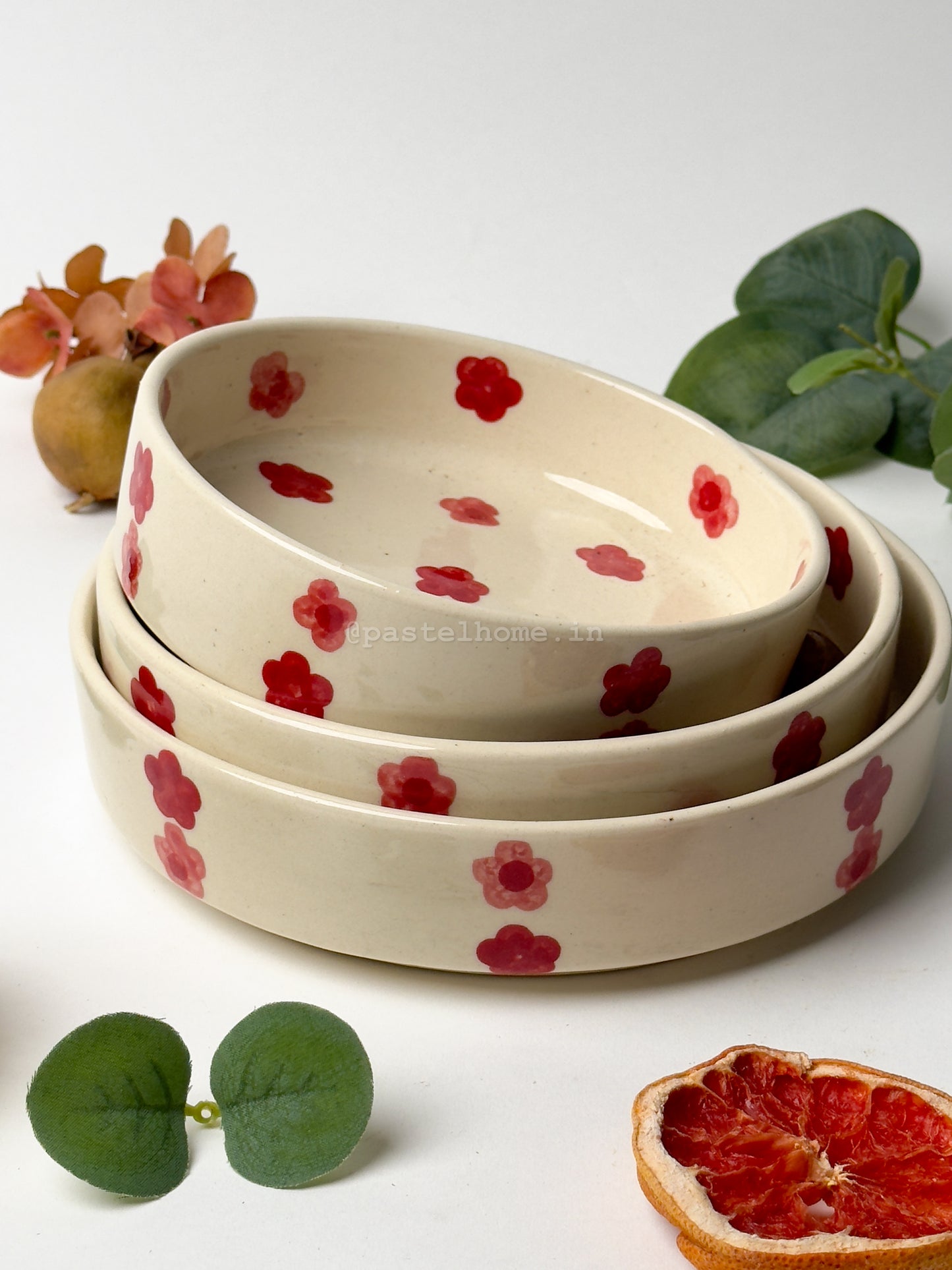 Flora Serving Bowls - Set of 3