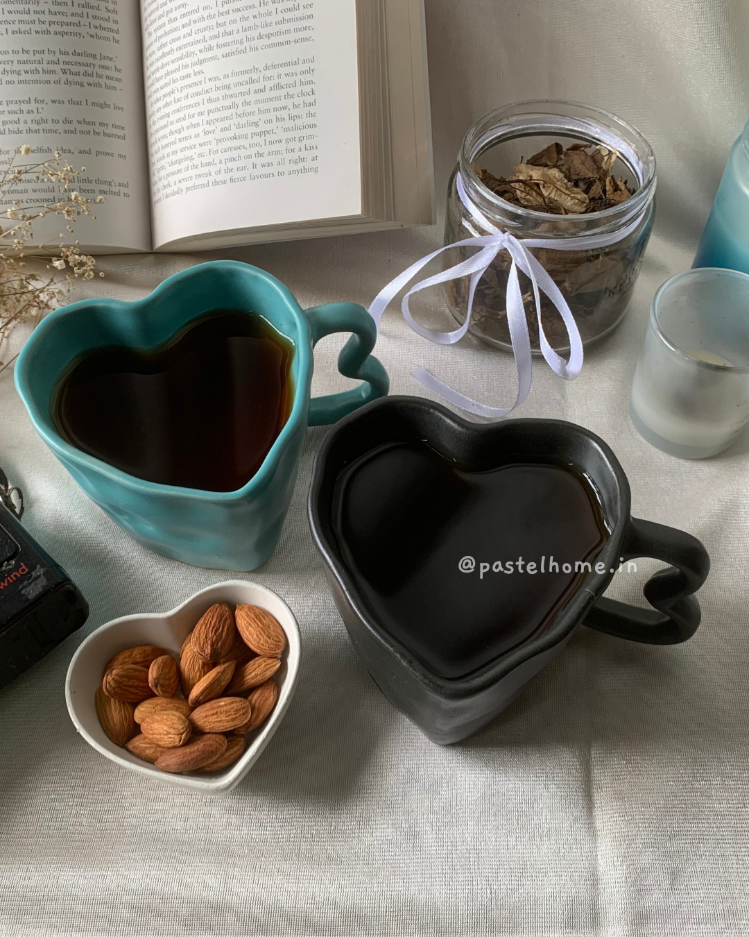 Heart shaped mug Aqua