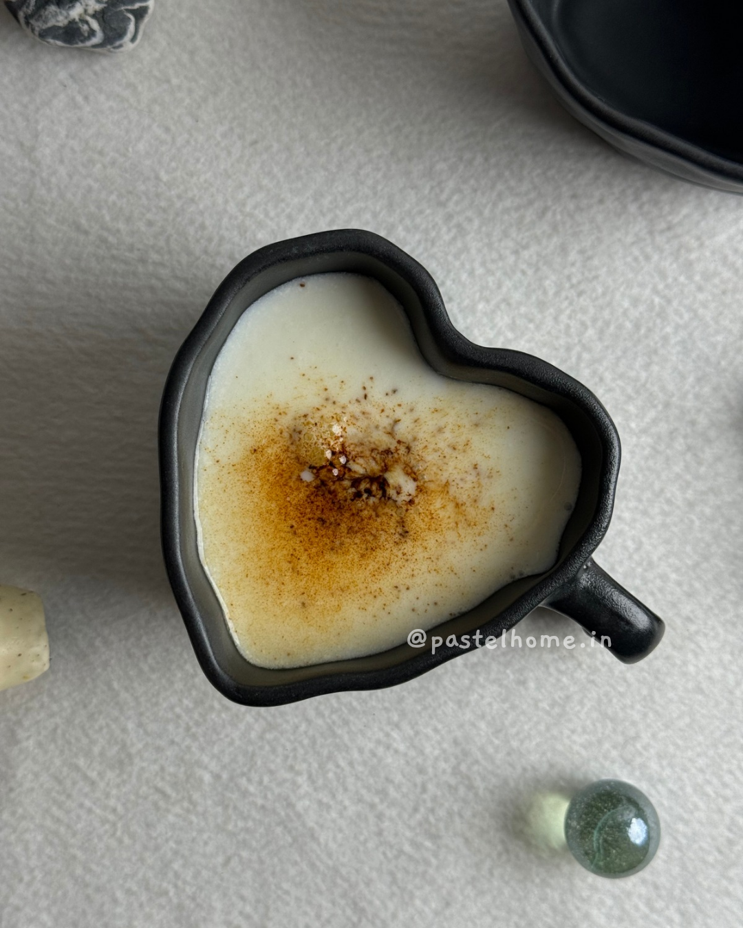 Heart Shaped Mug - Black