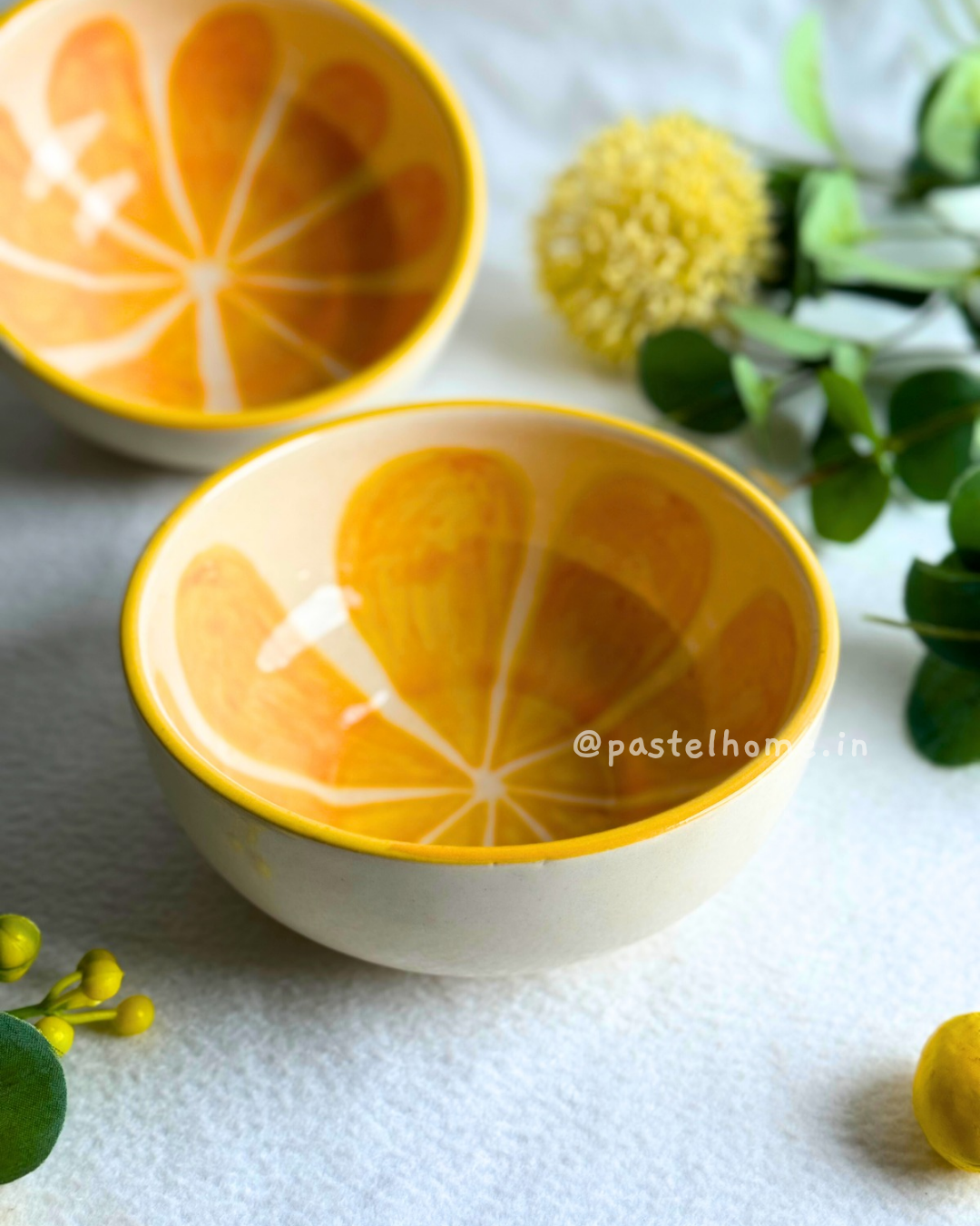 Lemon Yellow Meal/Fruit Bowl