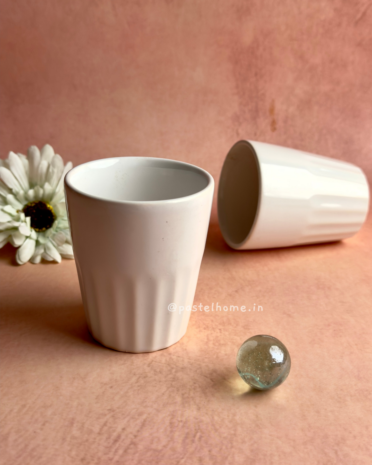 Kulhad Ceramic Glass - White