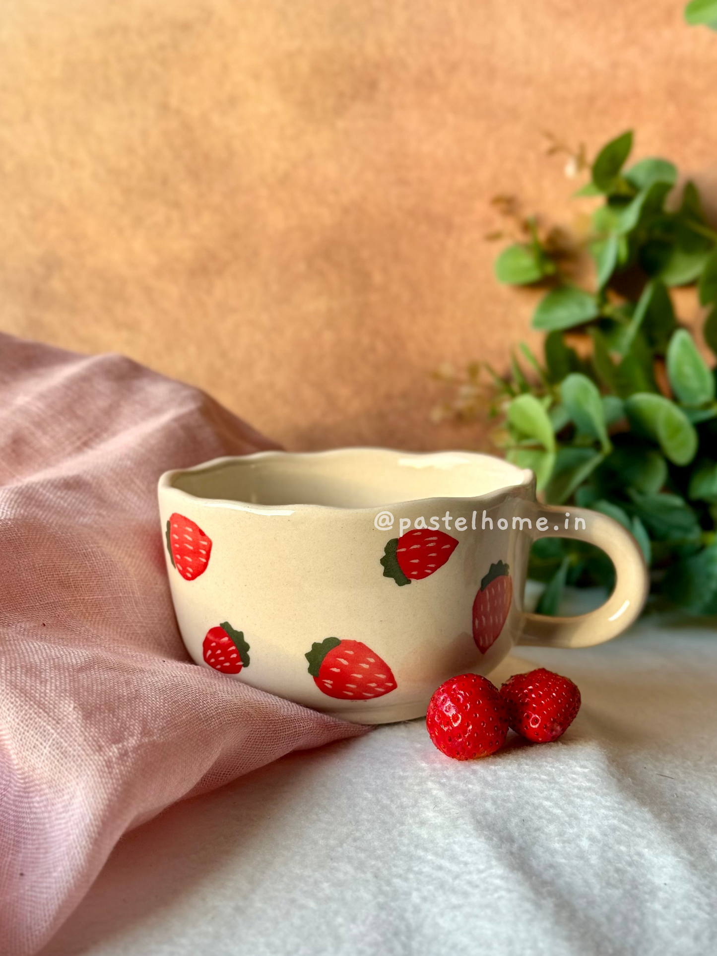 Handpainted Cappuccino Mug