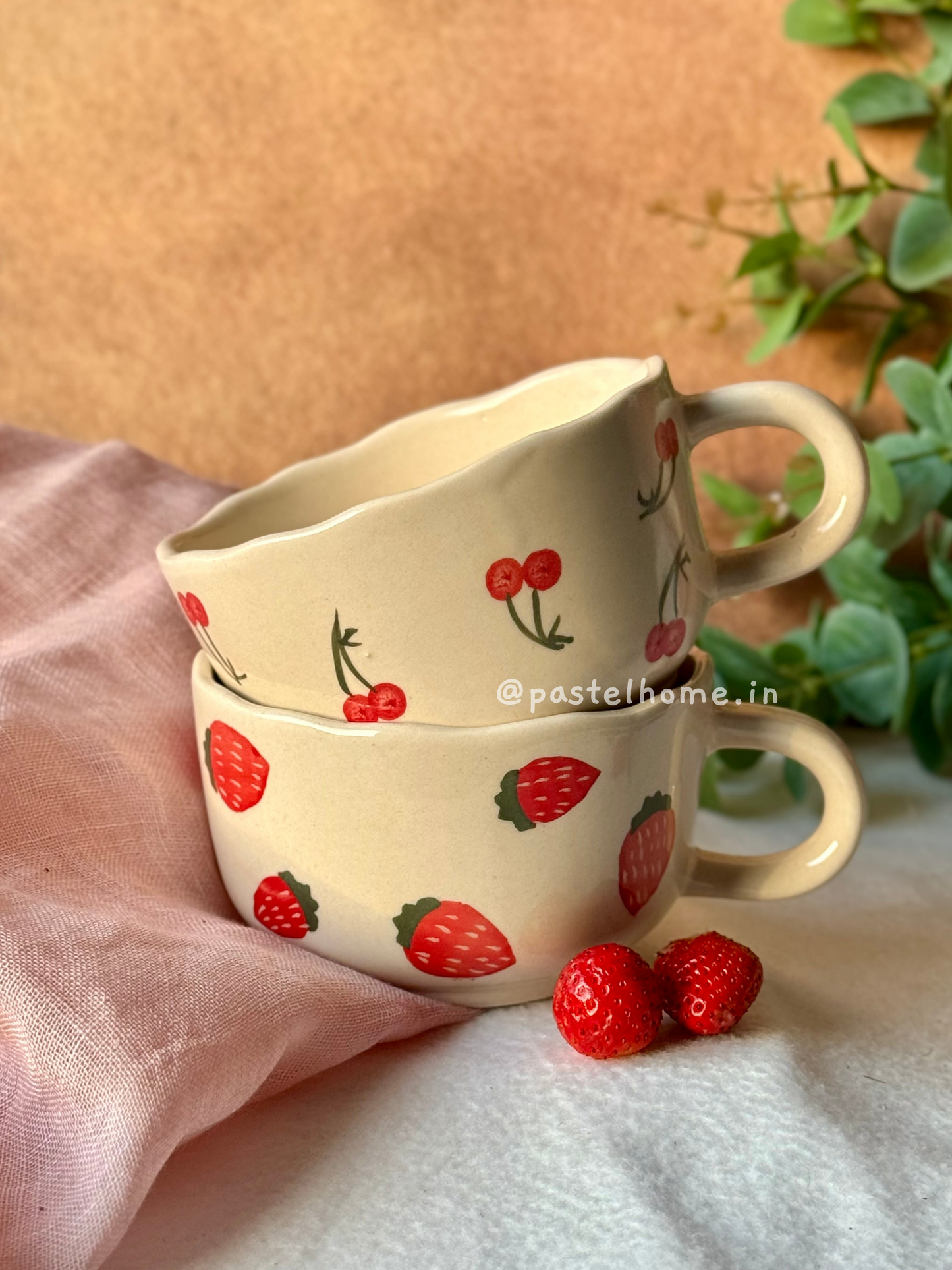 Handpainted Cappuccino Mug