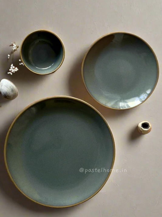 Dinner set - Smoke Green (Set of 3)