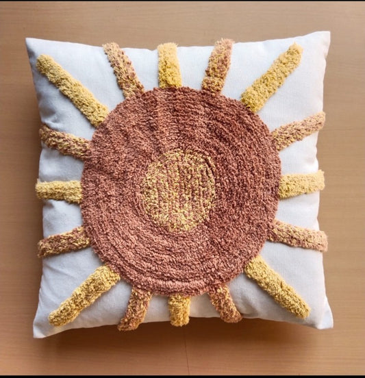 Sun Tufted Cushion Cover