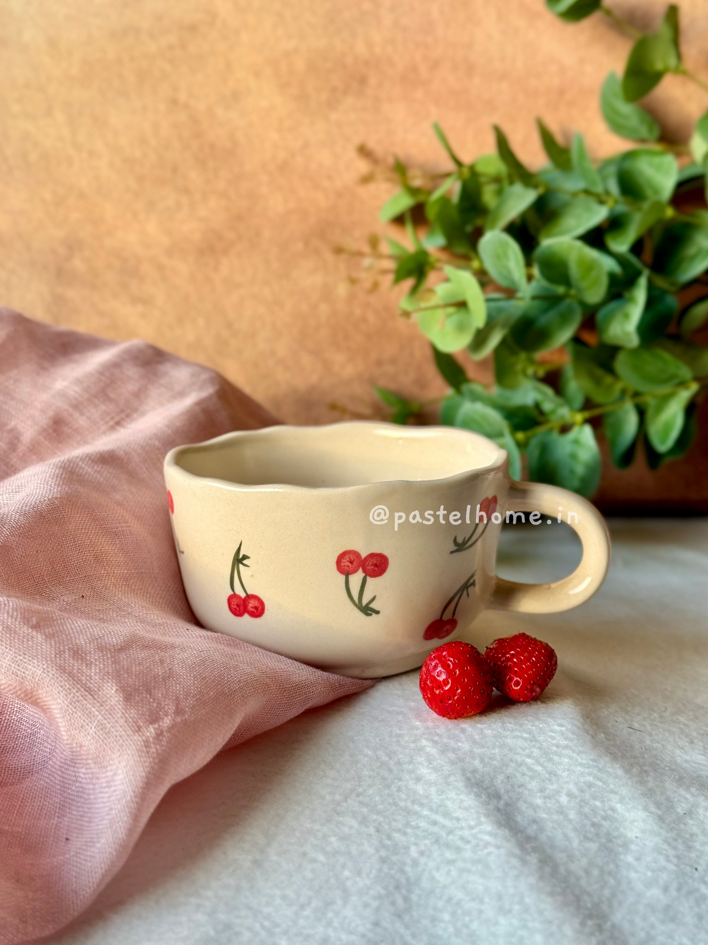 Handpainted Cappuccino Mug