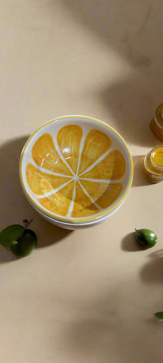 Lemon Yellow Meal/Fruit Bowl