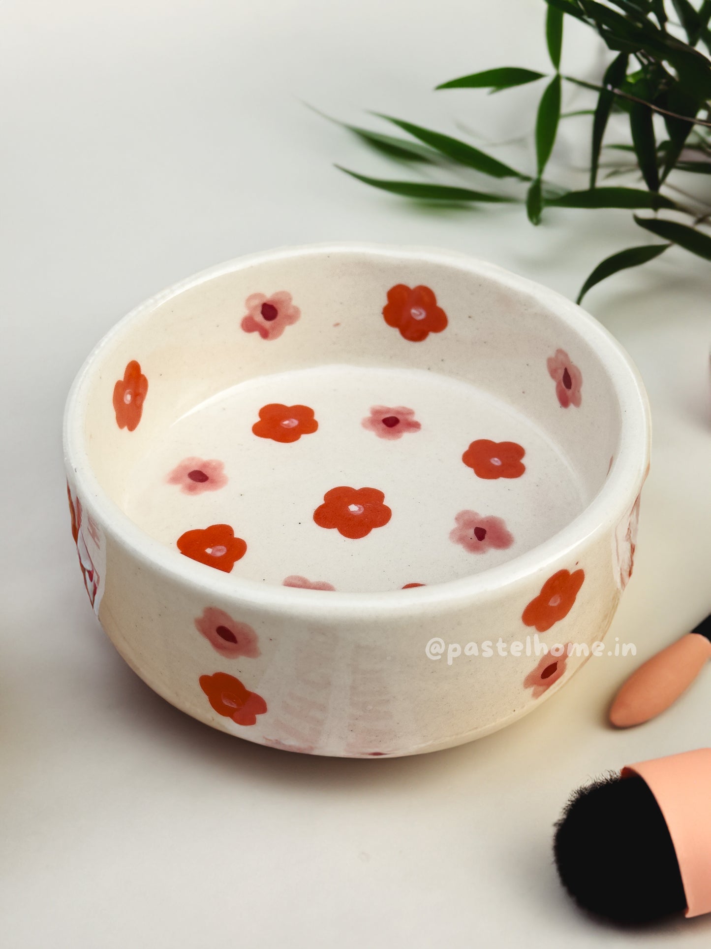 Ceramic Flower Breakfast Bowl